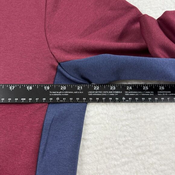 Holderness & Bourne Sweater Men's Medium Red Blue The Brady Stretch Golf - Picture 7 of 8